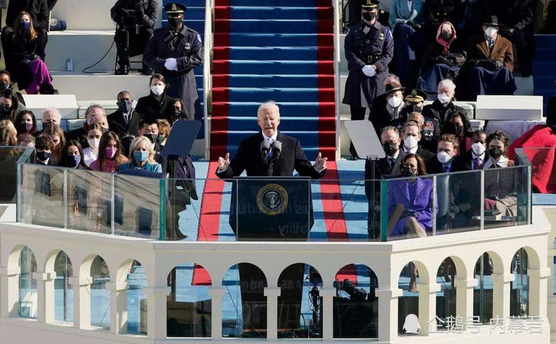 Ông Biden tại lễ nhậm chức Tổng thống (Ảnh: Creader).