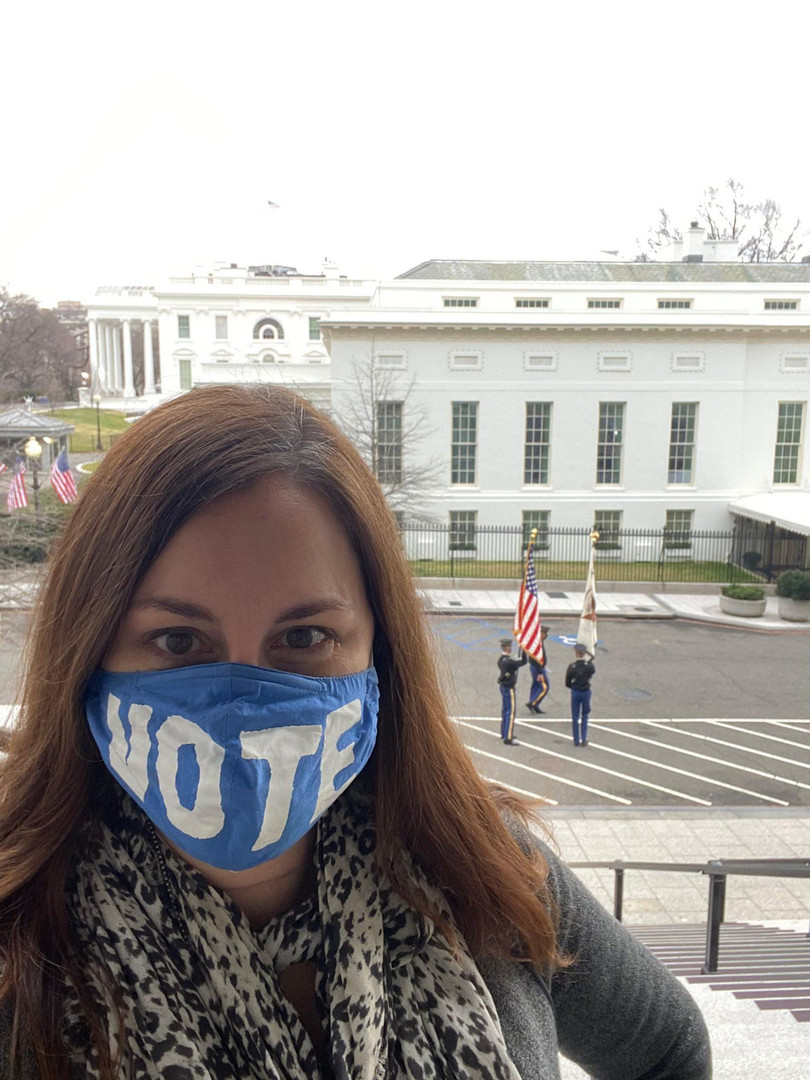 Bà Emily Horne, người phát ngôn Hội đồng An ninh Quốc gia Mỹ (Ảnh: Twitter).