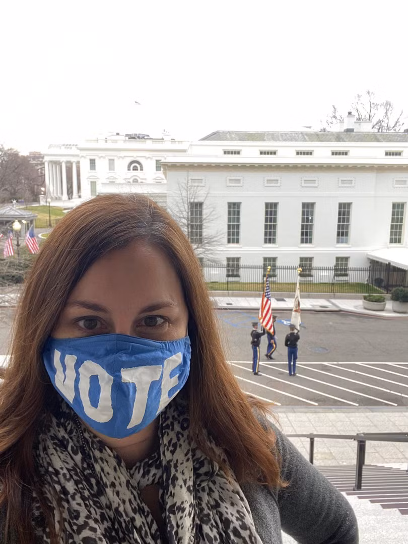 Bà Emily Horne, người phát ngôn Hội đồng An ninh Quốc gia Mỹ (Ảnh: Twitter).