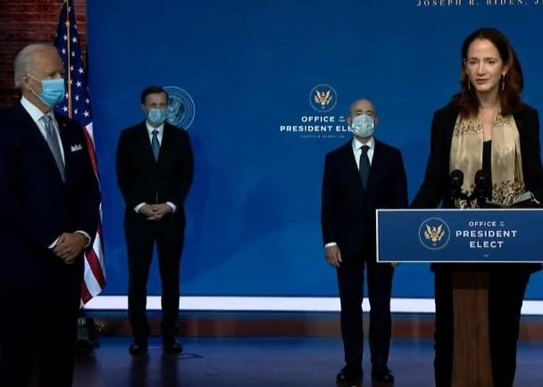 Bà Bà Avril Haines, Tổng giám đốc Tình báo Quốc gia (phải): Mỹ coi Trung Quốc là mối đe dọa lớn (Ảnh: Dongfang).