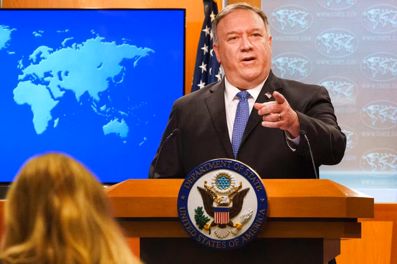 Ông Mike Pompeo trở thành người Mỹ bị căm ghét nhất trên truyền thông Trung Quốc gần đây (Ảnh: AP).