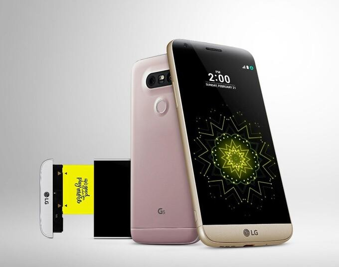 LG G5 có thiết kế dạng mô-đun. Ảnh: LG.