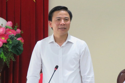 Đồng chí Bí thư Tỉnh ủy Đỗ Trọng Hưng phát biểu kết luận tại buổi làm việc.