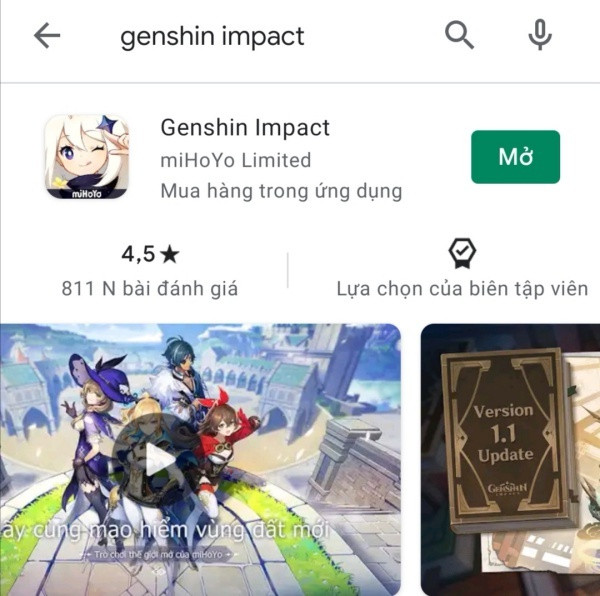 Genshin Impact được doanh nghiệp Trung Quốc phát hành trực tiếp vào Việt Nam