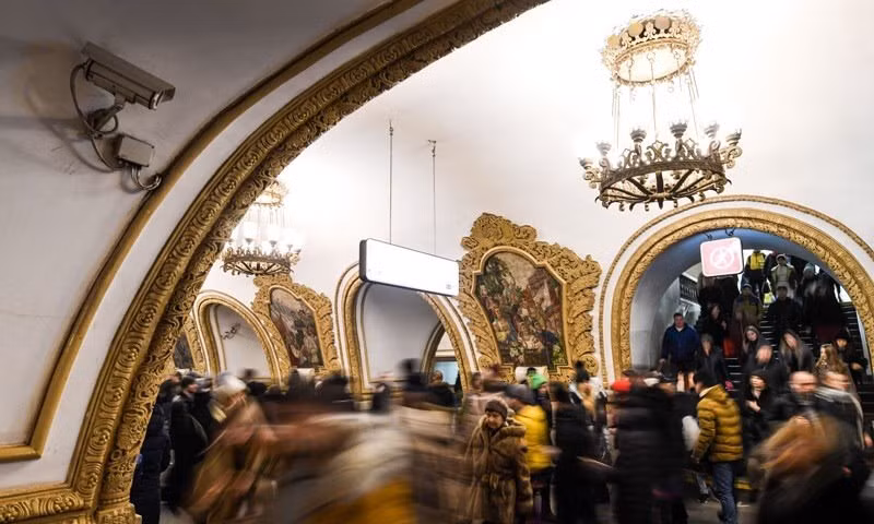 Hệ thống camera tại một ga tàu điện ở Moskva hồi tháng 1/2020. Ảnh: AFP. Hệ thống camera tại một ga tàu điện ở Moskva hồi tháng 1/2020. Ảnh: AFP.