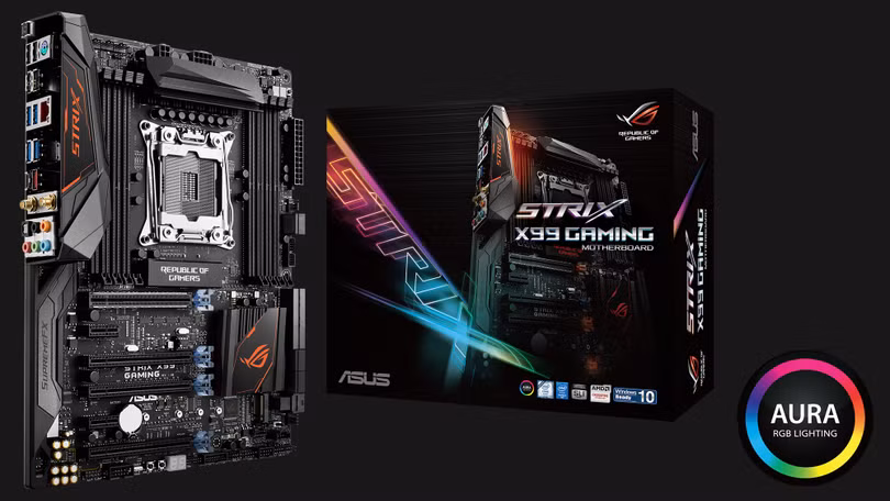 Asus ra mắt bo mạch chủ ROG Strix X99 Gaming