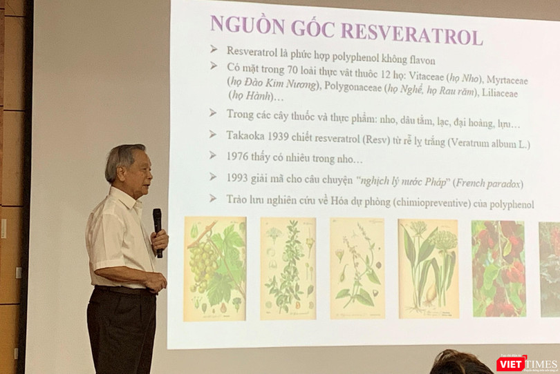 GS.TS Đào Văn Phan chia sẻ về ứng dụng hoạt chất mới Resveratrol trong điều trị ung bướu