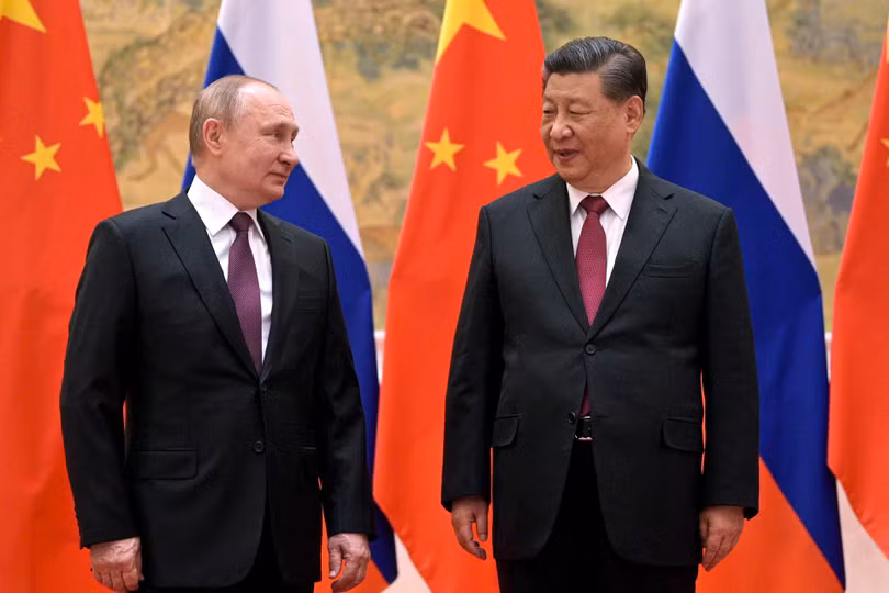 Hôm 4/2, ông Putin tới Bắc Kinh và hội đàm với ông Tập Cận Bình (Ảnh: Xinhua).