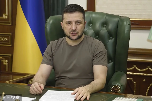 Tổng thống Ukraine Zelensky phát biểu trước các nhà lãnh đạo các nước NATO hôm 24/3 (Ảnh: VCG). Tổng thống Ukraine Zelensky phát biểu trước các nhà lãnh đạo các nước NATO hôm 24/3 (Ảnh: VCG).