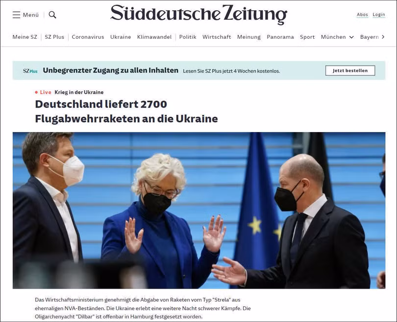 Báo Nam Đức ngày 3/3 đưa tin về vụ việc. Báo Nam Đức ngày 3/3 đưa tin về vụ việc.