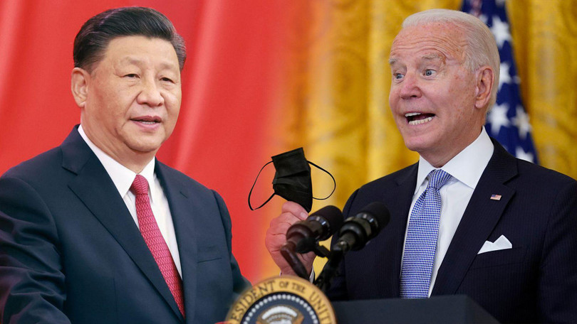 Cuộc điện đàm Joe Biden - Tập Cận Bình diễn ra vào tối nay đang thu hút sự quan tâm của dư luận (Ảnh: Dwnews).