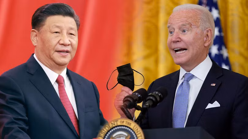 Cuộc điện đàm Joe Biden - Tập Cận Bình diễn ra vào tối nay đang thu hút sự quan tâm của dư luận (Ảnh: Dwnews).