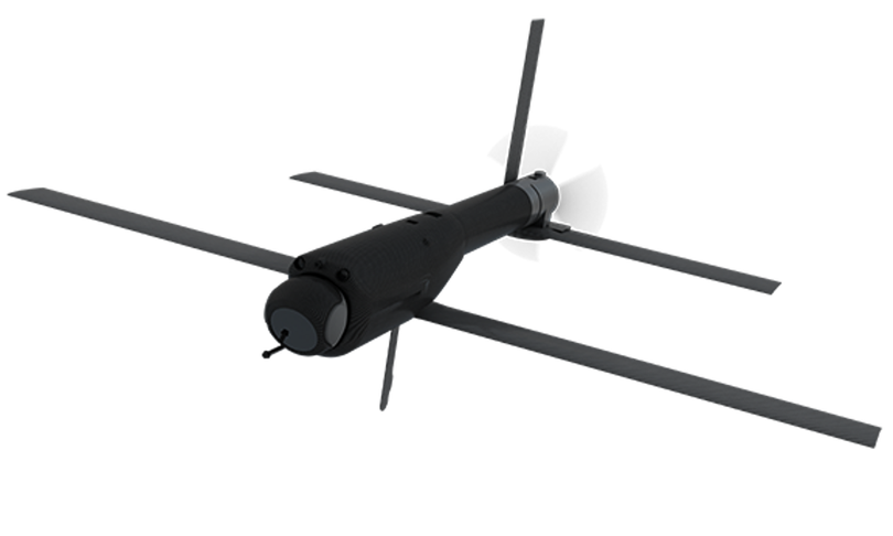 UAV Switchblade 600 trong trạng thái bay (Ảnh: AeroVironment). UAV Switchblade 600 trong trạng thái bay (Ảnh: AeroVironment).