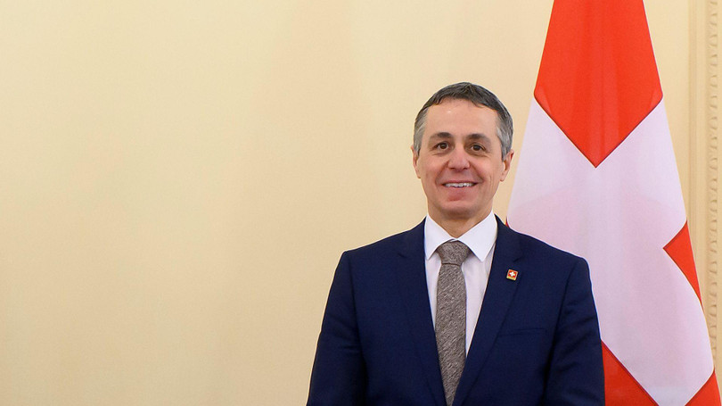 Tổng thống Liên bang Thụy Sĩ Ignazio Cassis (Ảnh: AP).