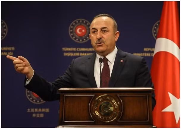 Ngoại trưởng Thổ Nhĩ Kỳ Mevlut Cavusoglu chỉ trích Nga gây chiến tranh (Ảnh: Getty). Ngoại trưởng Thổ Nhĩ Kỳ Mevlut Cavusoglu chỉ trích Nga gây chiến tranh (Ảnh: Getty).