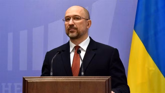 Thủ tướng Ukraine Denis Shmigal, người bị kẻ lừa đảo mạo xưng (Ảnh: Skynews). Thủ tướng Ukraine Denis Shmigal, người bị kẻ lừa đảo mạo xưng (Ảnh: Skynews).