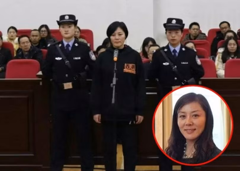 Khương Bảo Hồng, cựu nữ thị trưởng Vũ Uy phải nhận mức án 12 năm tù giam về tội nhận hối lộ. (Ảnh: Đông Phương).