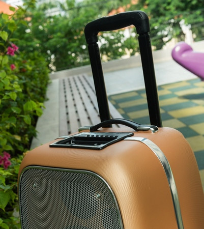 Cận cảnh loa vali hỗ trợ karaoke Soundmax M-6 ảnh 3