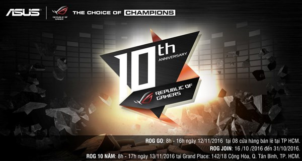 ASUS Republic of Gamers và hành trình 10 năm ảnh 1