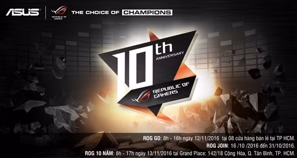ASUS Republic of Gamers và hành trình 10 năm ảnh 1 ASUS Republic of Gamers và hành trình 10 năm ảnh 1