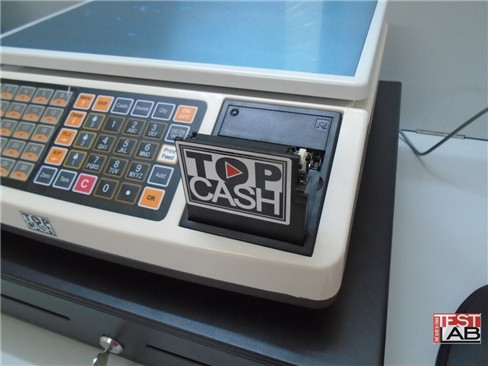 Hộc chứa giấy cuộn in hoá đơn, dạng máy in nhiệt.