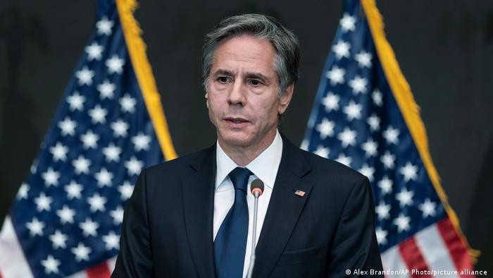 Ngoại trưởng Antony Blinken khẳng định Mỹ sẽ bảo vệ tàu thuyền, máy bay Philippines nếu bị tấn công trong vùng biển tranh chấp (Ảnh: AP).