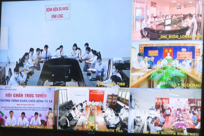 Bệnh viện Thống Nhất hội chẩn tư vấn, khám chữa bệnh từ xa một số ca bệnh khó (Ảnh - BVCC) Bệnh viện Thống Nhất hội chẩn tư vấn, khám chữa bệnh từ xa một số ca bệnh khó (Ảnh - BVCC)