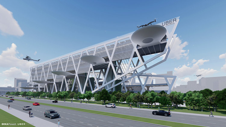 Chiêm ngưỡng những trạm cất cánh và hạ cánh khổng lồ Skyport dành cho taxi bay 2028 ảnh 1