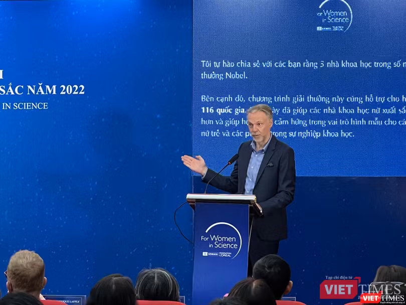 Đại diện UNESCO: Giải thưởng lớn vinh các nhà nghiên cứu nữ, những người đã đóng góp vào việc vượt qua những thách thức toàn cầu