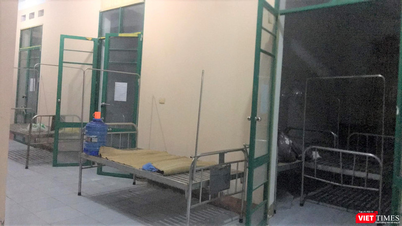 Khu vực cách ly đầu tiên của bệnh nhân 178 ở Bệnh viện huyện Đại Từ