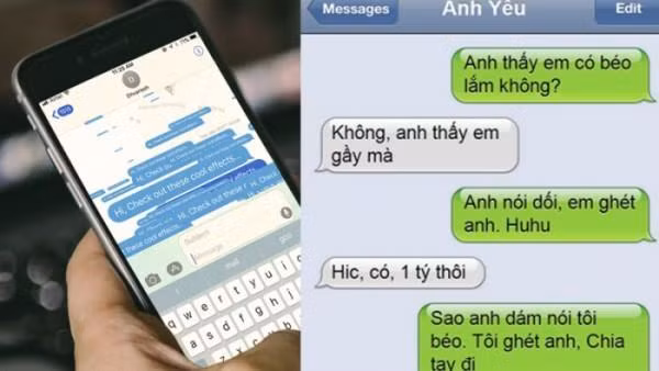 Một tin nhắn giả mạo vui vẻ được tạo trên iPhone Một tin nhắn giả mạo vui vẻ được tạo trên iPhone