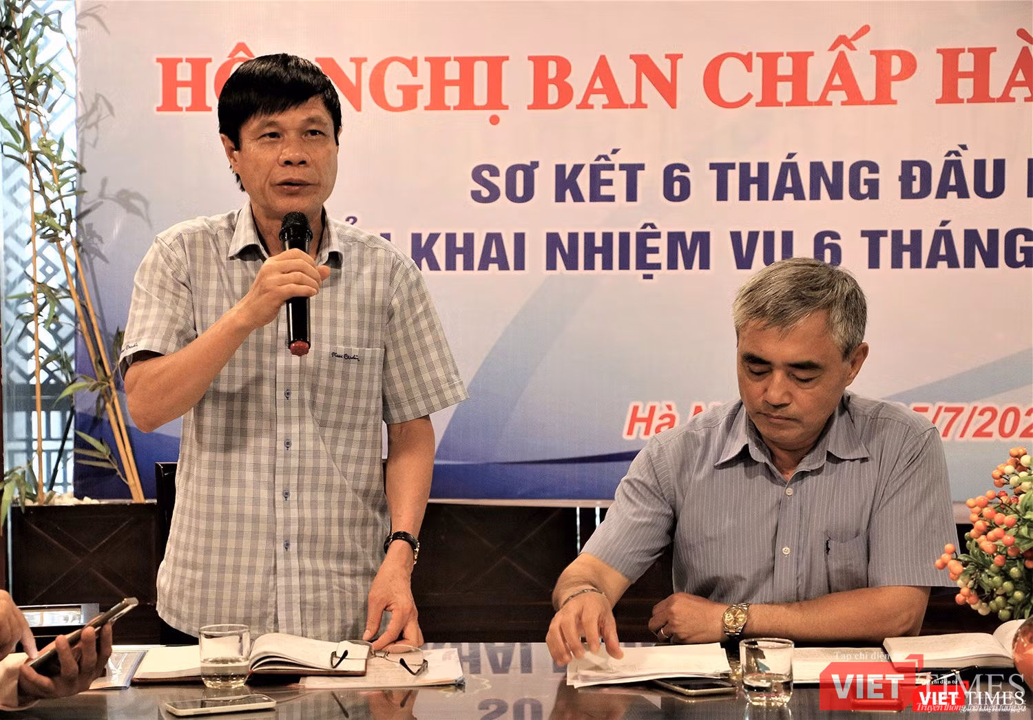 ông Bùi Như Uyên - Chánh văn phòng Hội phát biểu (ảnh: Đăng Khoa) ông Bùi Như Uyên - Chánh văn phòng Hội phát biểu (ảnh: Đăng Khoa)