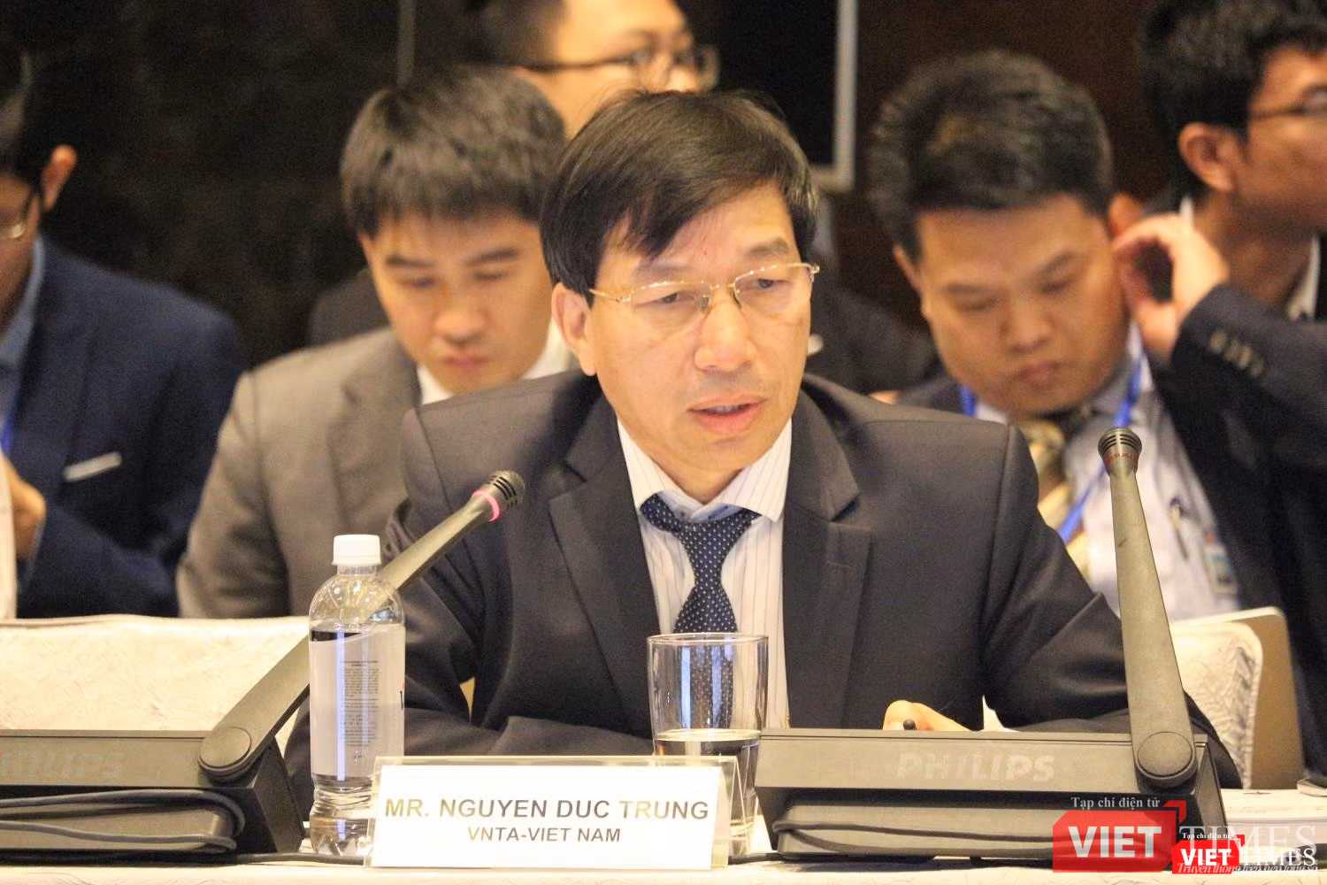 Cục trưởng Cục Viễn thông (Bộ TT&TT) Nguyễn Đức Trung phát biểu tại Hội nghị ASEAN về 5G. Cục trưởng Cục Viễn thông (Bộ TT&TT) Nguyễn Đức Trung phát biểu tại Hội nghị ASEAN về 5G.