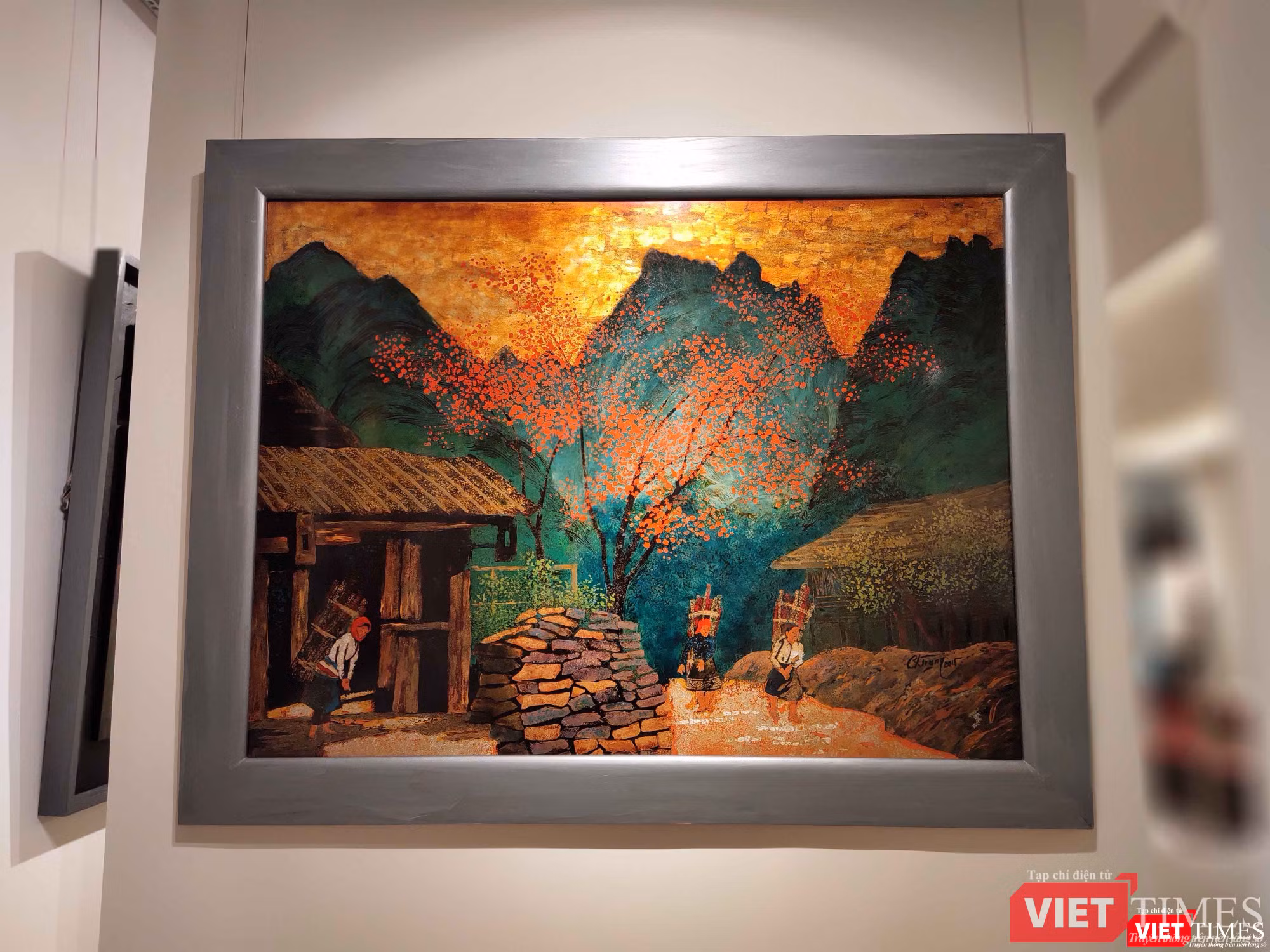 Tranh phong cảnh Tết