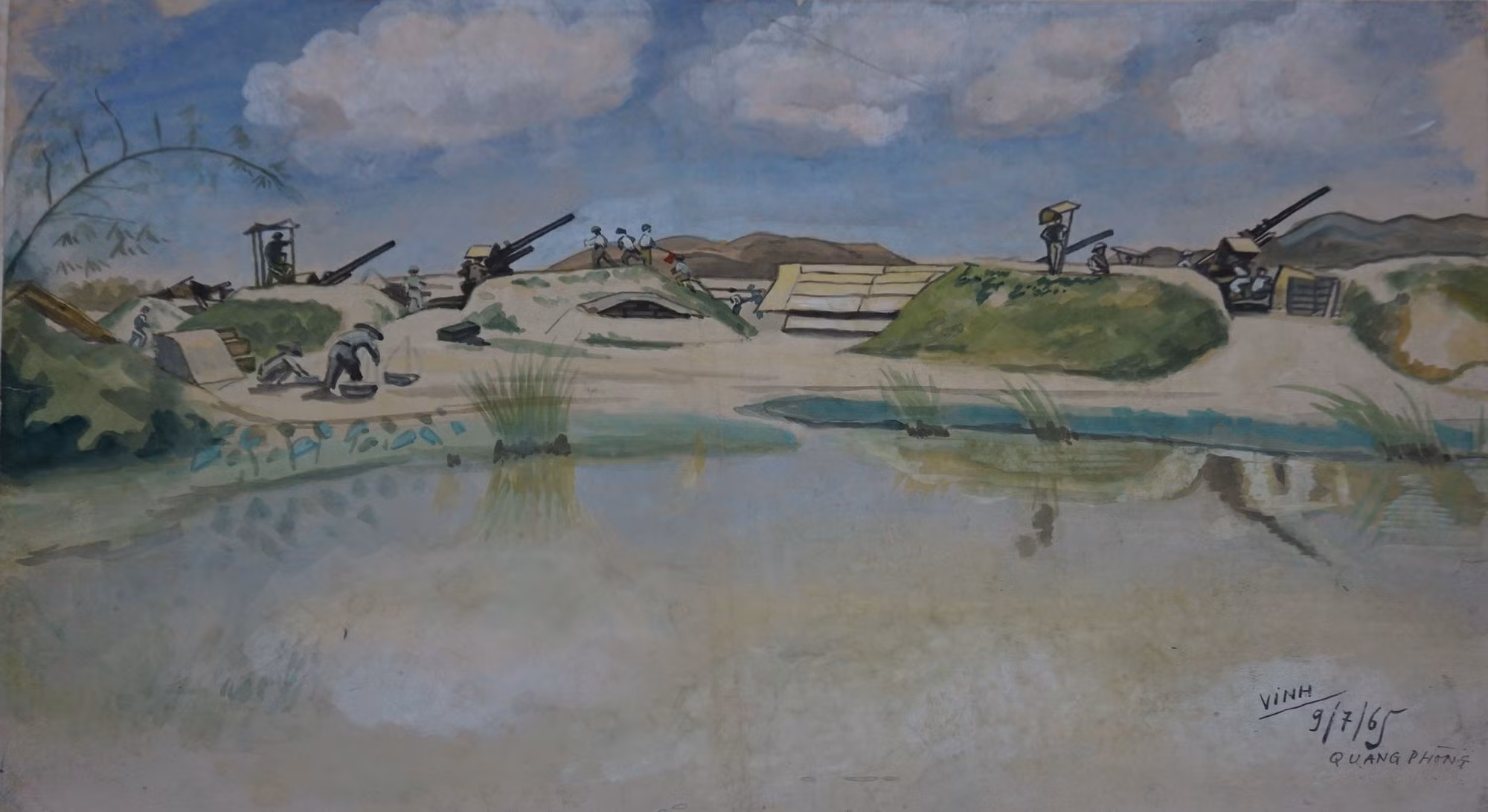 Trận địa pháo, 1965, Quang Phòng Trận địa pháo, 1965, Quang Phòng