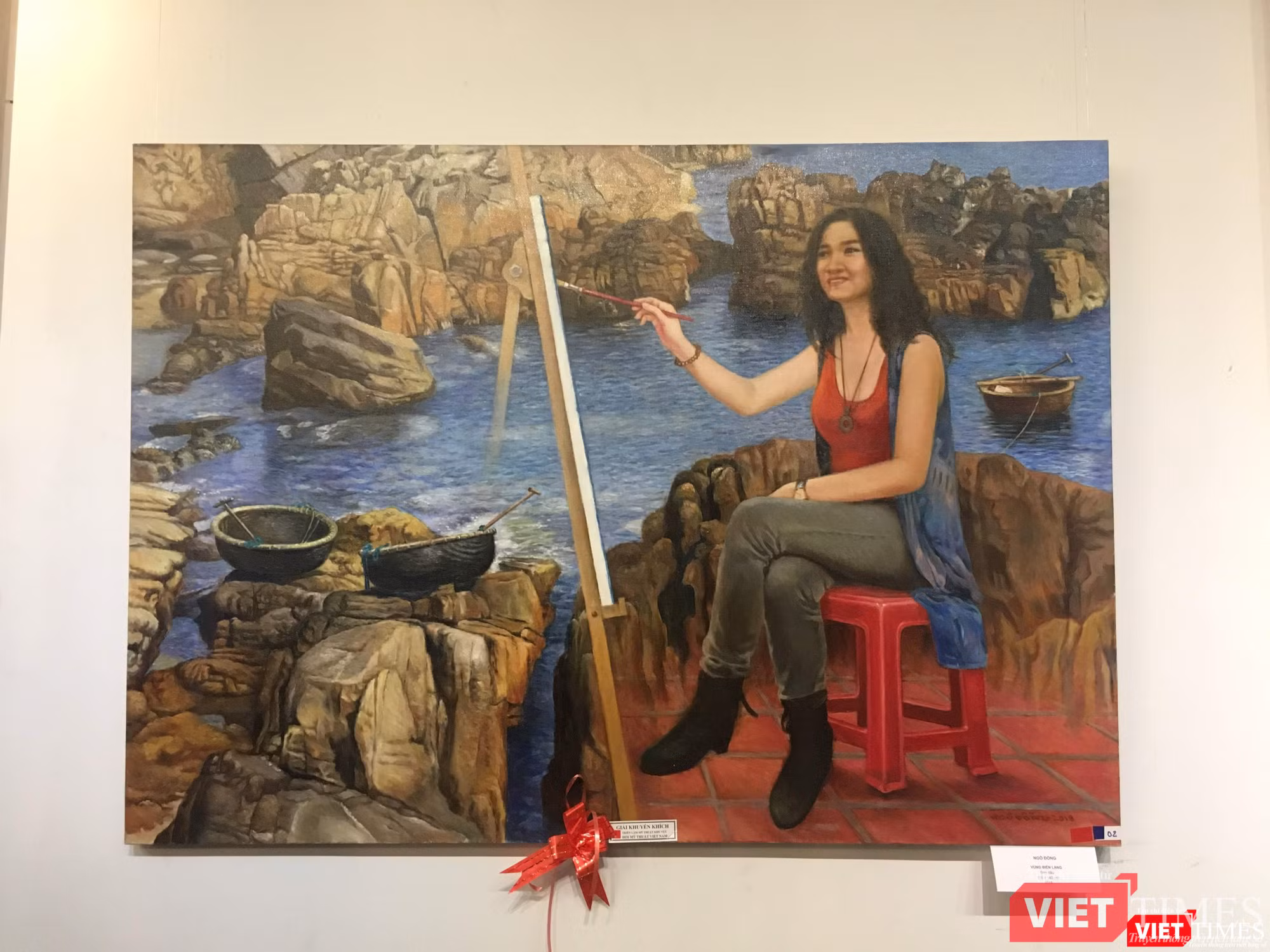 "Vùng biển lặng" - Giải Khuyến khích - Họa sĩ Ngô Đồng "Vùng biển lặng" - Giải Khuyến khích - Họa sĩ Ngô Đồng