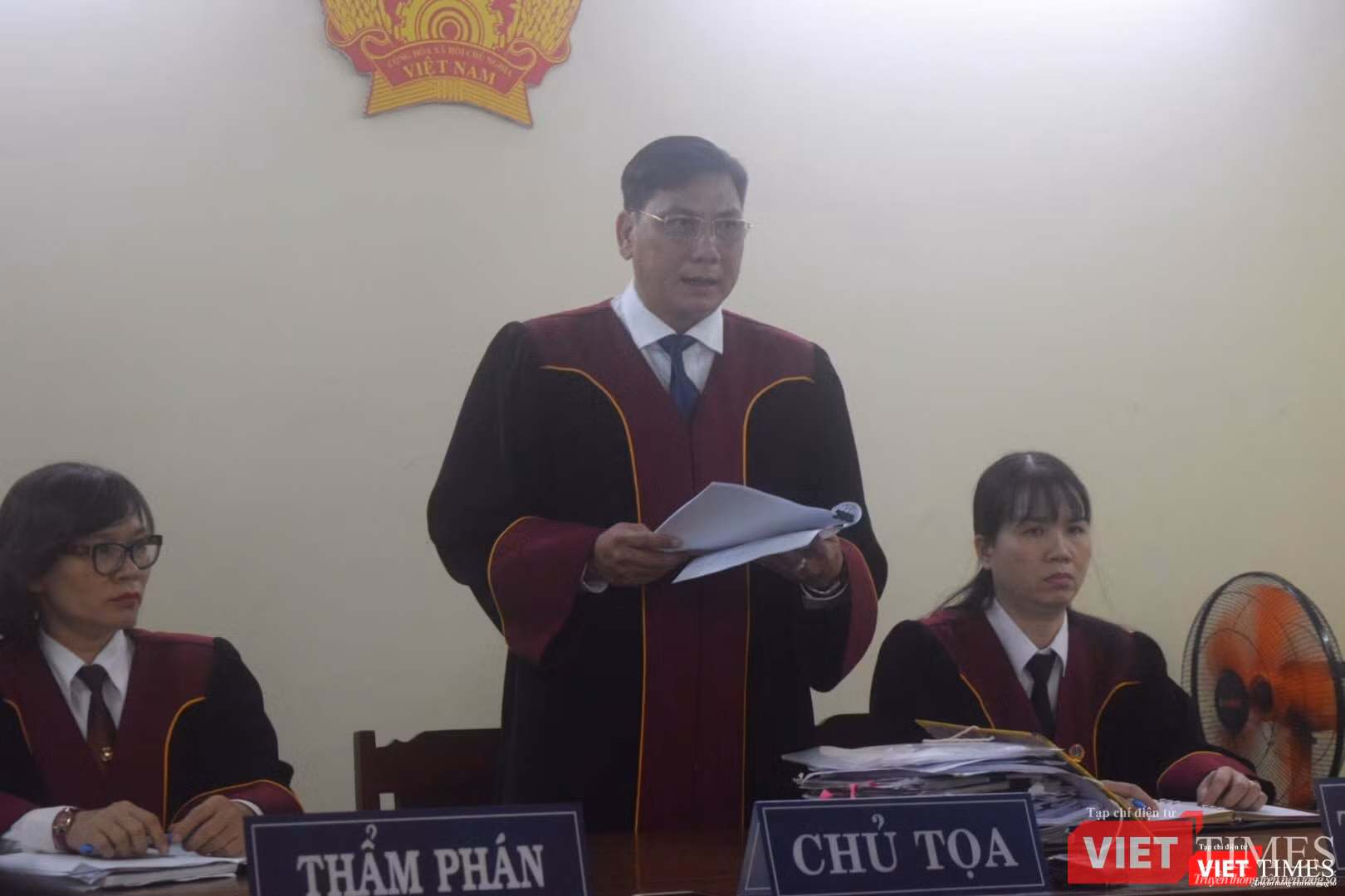 Thẩm phán Phùng Văn Hải là chủ tọa phiên tòa phúc thẩm
