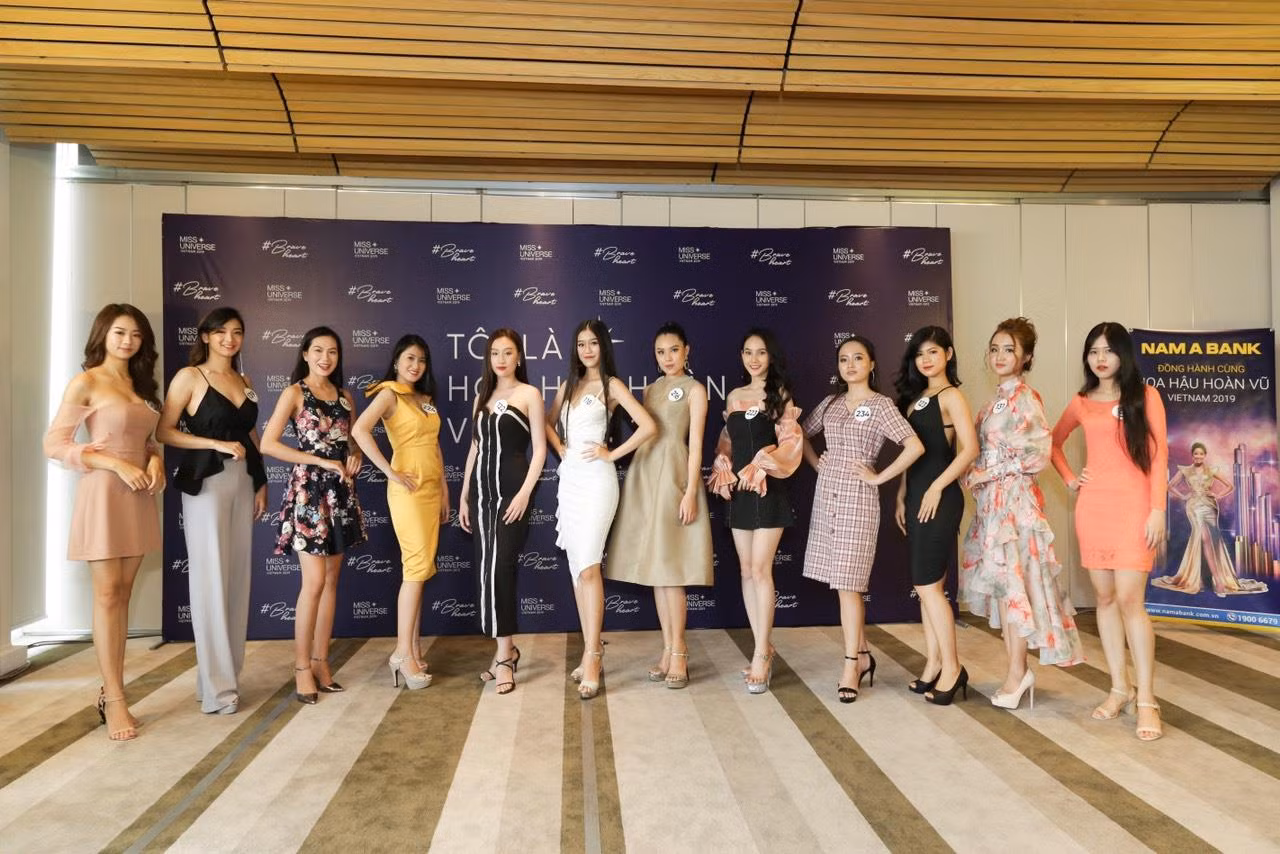 Thí sinh Hoa hậu Hoàn vũ Việt Nam 2019 