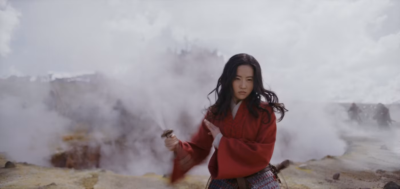 Tạo hình của Lưu Diệc Phi trong phim Mulan (Ảnh: Disney) Lưu Diệc Phi trong Mulan