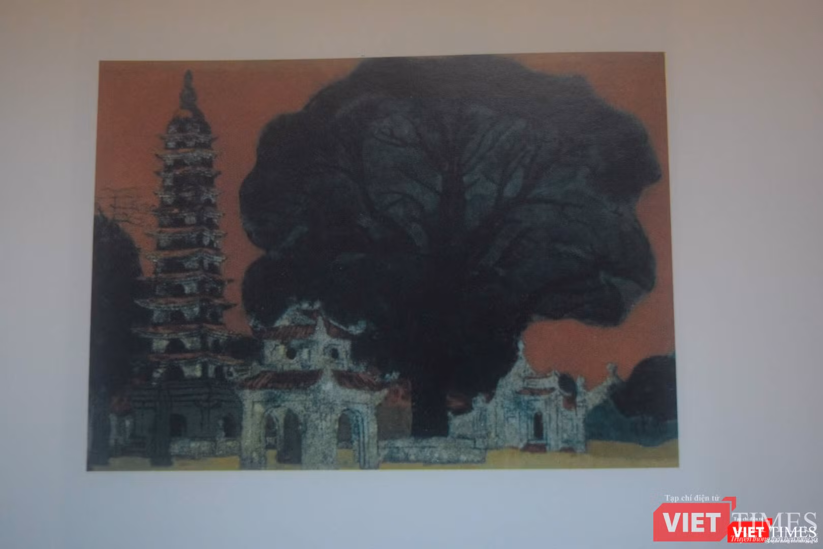 Vì lý do bản quyền, chúng tôi xin phép đăng tải một góc trong một bức tranh của danh họa Nguyễn Sáng