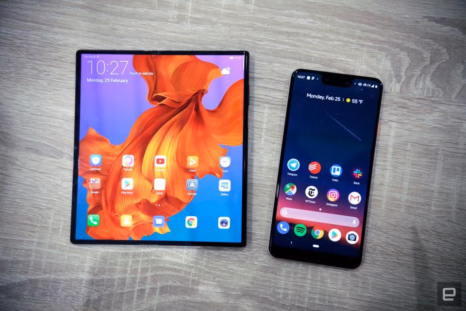 Huawei Mate X sử dụng modem Balong 5000 Huawei Mate X sử dụng modem Balong 5000