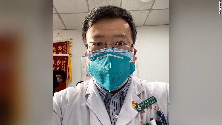 Bác sĩ Lý Văn Lượng, người đầu tiên đưa ra cảnh báo về dịch bệnh đã qua đời vì nhiễm Covid-19. Ảnh: CNN Ảnh: CNN