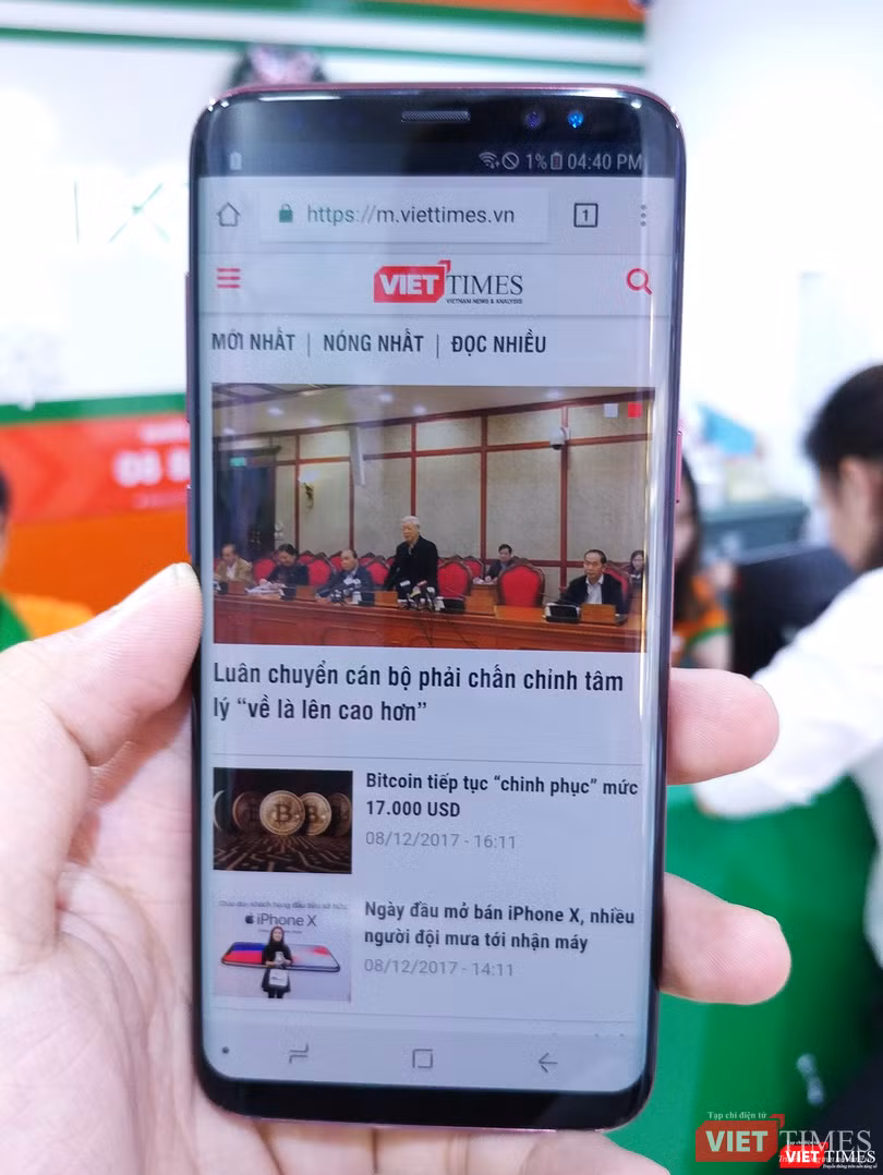 Phiên bản Galaxy S8 màu độc, lạ, xuất hiện tại Việt Nam ảnh 2