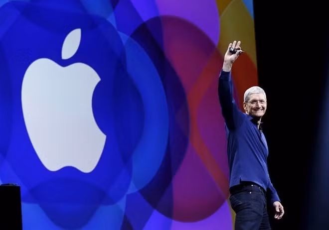 CEO Apple Tim Cook. Ảnh: Reuters.