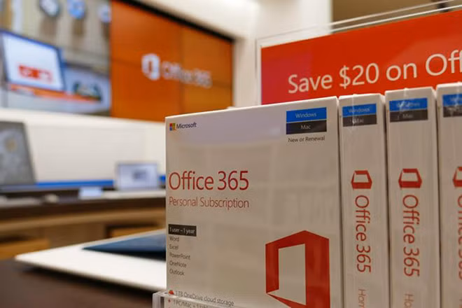 Office 365 mang đến nhiều ưu điểm hơn so với Office 2019. ẢNH: AFP