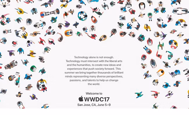 Sự kiện WWDC 2017 sẽ được tổ chức từ 5/6 - 9/6