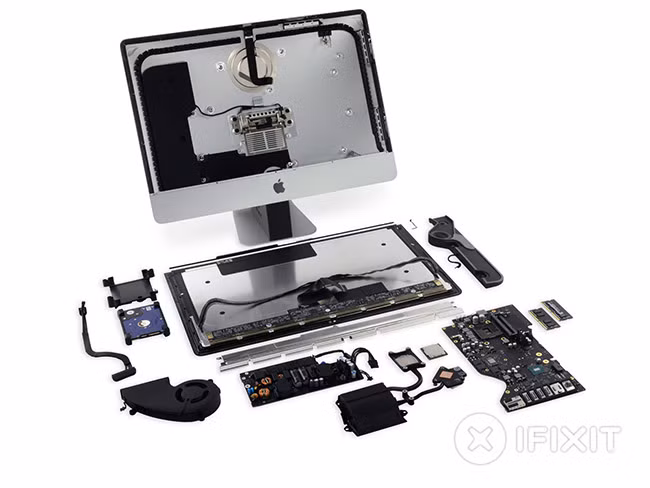 “Mổ bụng” iMac 2017 màn hình 21,5 inch Retina 4K ảnh 16