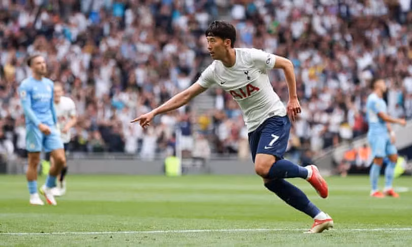 Son Heung-min ăn mừng bàn thắng (ảnh: AFP) Son Heung-min ăn mừng bàn thắng (ảnh: AFP)