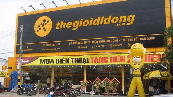 Thế Giới Di Động là chuỗi bán lẻ sản phẩm công nghệ lớn nhất Việt Nam