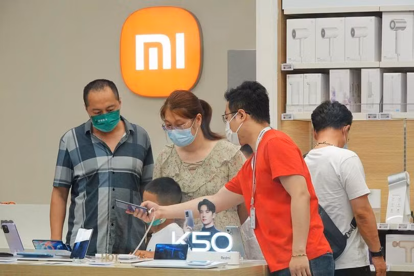 Tập đoàn Xiaomi cho biết họ đã xuất xưởng ít điện thoại thông minh hơn 26% trong quý từ tháng 4 đến tháng 6 so với một năm trước đó (ảnh: Zuma Press)